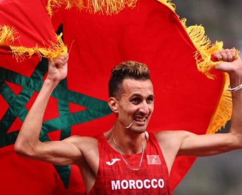 سفيان البقالي يفوز بذهبية بطولة العالم 2023 #سفيان_البقالي #المغرب