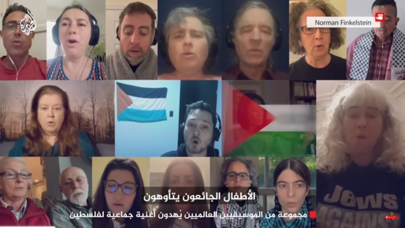 مجموعة من الموسيقيين العالميين يُهدون أغنية جماعية لفلسطين
